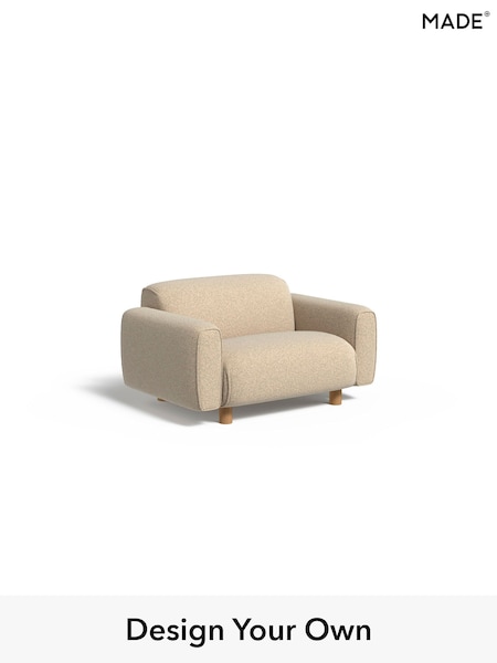 Soft Touch Boucle/Natural Linen Diego By Made (H39834) | £750