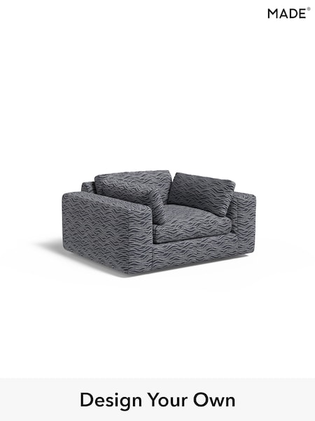 Textured Wave Boucle/Dark Ink Blue Alec By Made (H39837) | £1,050
