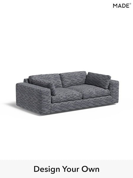 Textured Wave Boucle/Dark Ink Blue Alec By Made (H39837) | £1,475