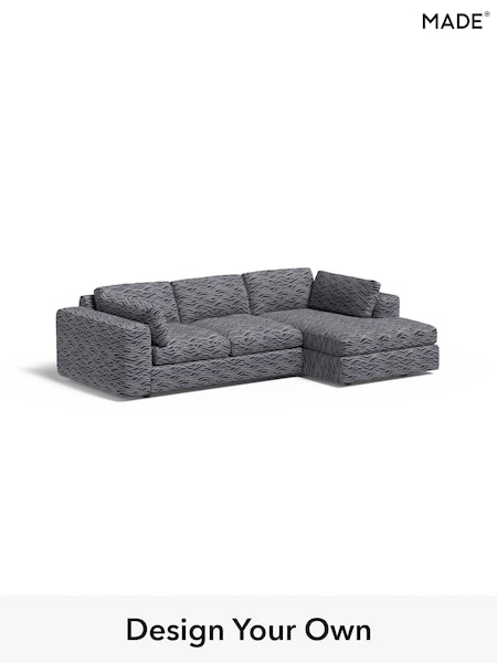 Textured Wave Boucle/Dark Ink Blue Alec By Made (H39837) | £2,299