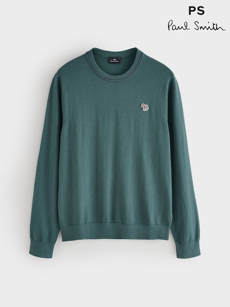 PS Paul Smith Contrast Stitch Crew Neck Jumper (H39859) | £135