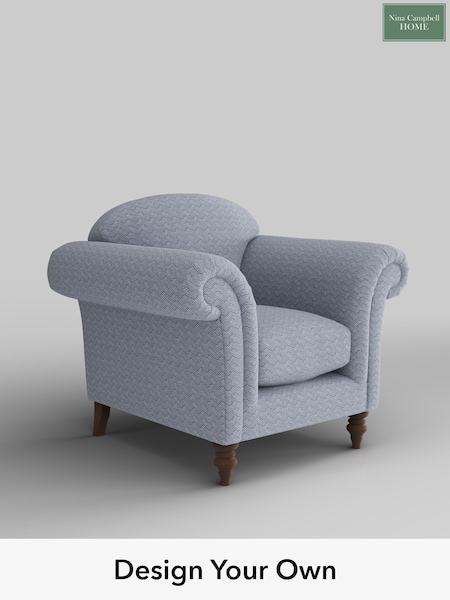 Briar/Navy Blue Lamont By Nina Campbell (H39901) | £1,075