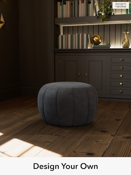 Luxe Kneedlecord Velvet/Graphite Grey The Bowie By Rockett St George (H39904) | £225