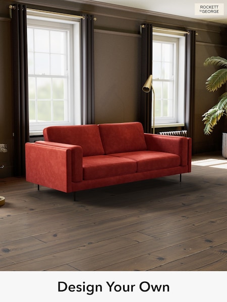 Luxe Kneedlecord Velvet/Burnt Sienna Orange The Grace By Rockett St George (H39907) | £1,299