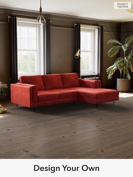 Luxe Kneedlecord Velvet/Burnt Sienna Orange The Grace By Rockett St George (H39907) | £1,999