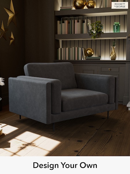 Luxe Kneedlecord Velvet/Graphite Grey The Grace By Rockett St George (H39910) | £899