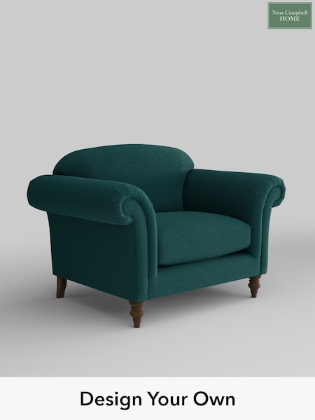 Whistler/Peacock Teal Lamont By Nina Campbell (H39911) | £1,125