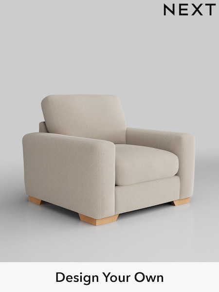 Tweedy Blend Easy Clean/Oyster Houghton Deep Relaxed Sit (H39952) | £825