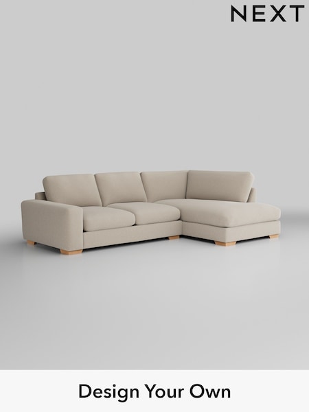 Tweedy Blend Easy Clean/Oyster Houghton Deep Relaxed Sit (H39952) | £2,150