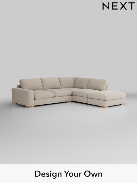 Tweedy Blend Easy Clean/Oyster Houghton Deep Relaxed Sit (H39952) | £2,475