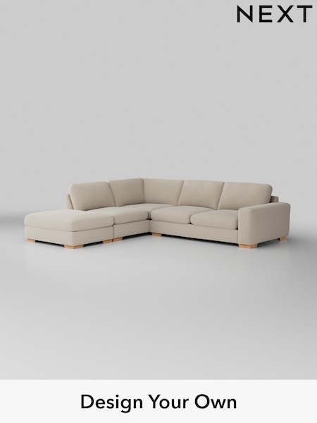 Tweedy Blend Easy Clean/Oyster Houghton Deep Sit (H39960) | £2,450