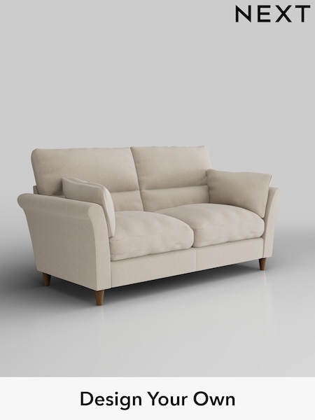 Tweedy Blend Easy Clean/Oyster Hartley Highback Relaxed Sit (H39962) | £1,225