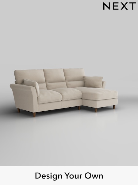 Tweedy Blend Easy Clean/Oyster Hartley Highback Relaxed Sit (H39962) | £1,850