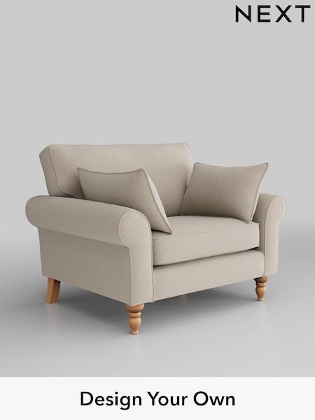 Tweedy Blend Easy Clean/Oyster Mallory (H39965) | £625