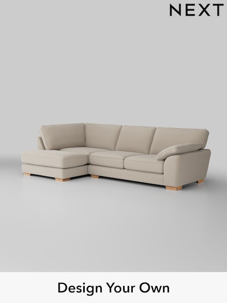 Tweedy Blend Easy Clean/Oyster Stamford Grand Relaxed Sit (H39971) | £2,375