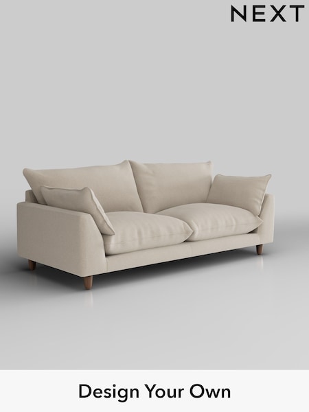 Tweedy Blend Easy Clean/Oyster Noa Deep Relaxed Sit (H39974) | £1,175