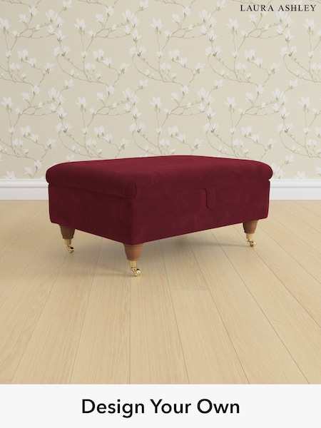 Alwyn Velvet/Burgundy Red Beverley By Laura Ashley (H40019) | £525