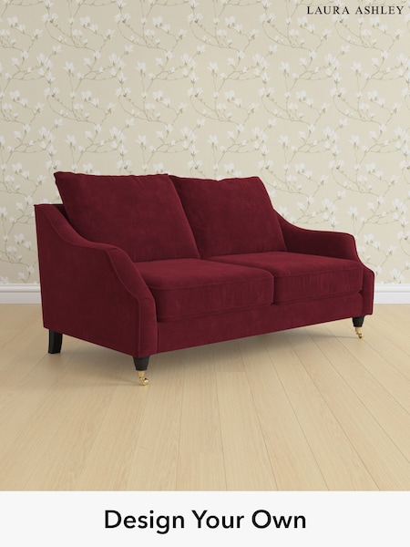Alwyn Velvet/Burgundy Red Beverley By Laura Ashley (H40019) | £1,325