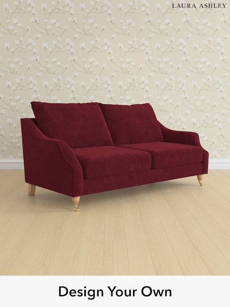 Alwyn Velvet/Burgundy Red Beverley By Laura Ashley (H40019) | £1,425