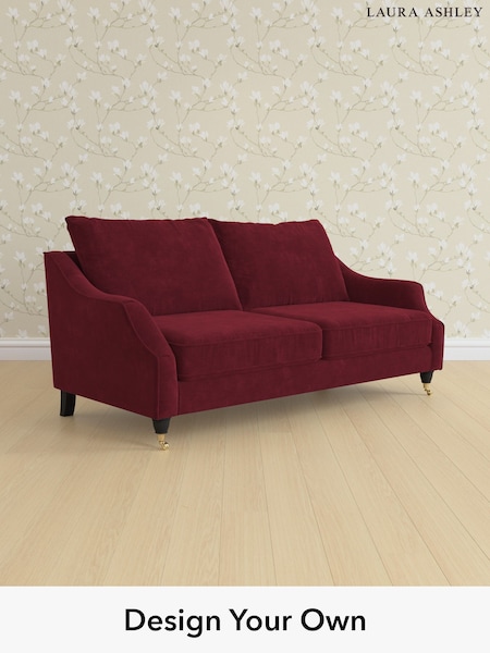 Alwyn Velvet/Burgundy Red Beverley By Laura Ashley (H40019) | £1,425