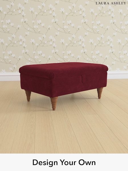 Alwyn Velvet/Burgundy Red Beaumaris By Laura Ashley (H40020) | £525