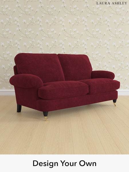 Alwyn Velvet/Burgundy Red Beaumaris By Laura Ashley (H40020) | £1,325