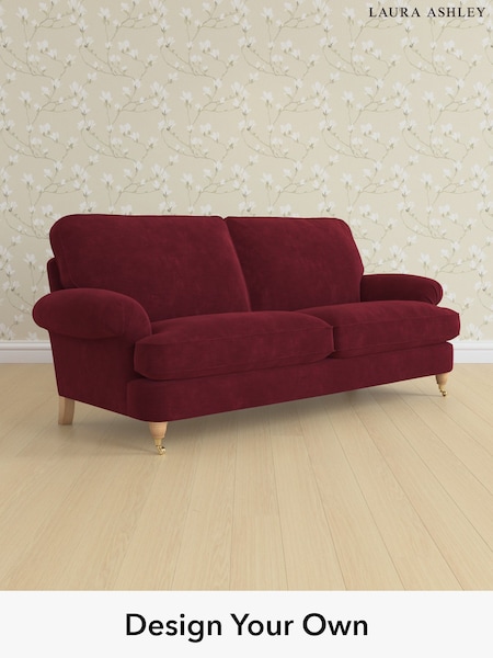 Alwyn Velvet/Burgundy Red Beaumaris By Laura Ashley (H40020) | £1,425