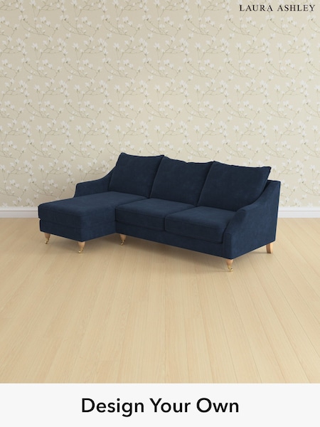 Alwyn Velvet/Midnight Navy Beverley By Laura Ashley (H40021) | £2,175