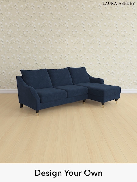 Alwyn Velvet/Midnight Navy Beverley By Laura Ashley (H40021) | £2,175