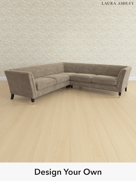 Alwyn Velvet/Truffle Natural Chatsworth By Laura Ashley (H40022) | £2,725
