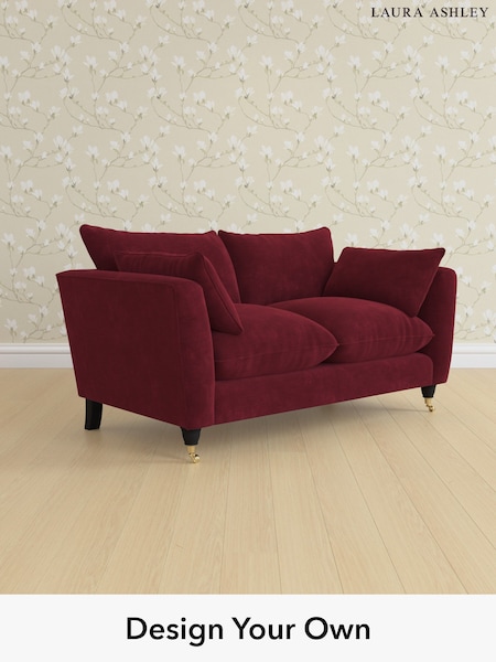 Alwyn Velvet/Burgundy Red Casterton By Laura Ashley (H40023) | £1,225