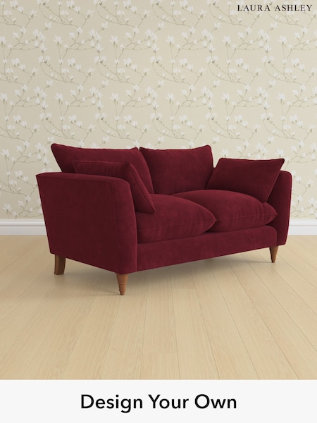 Alwyn Velvet/Burgundy Red Casterton By Laura Ashley (H40023) | £1,225