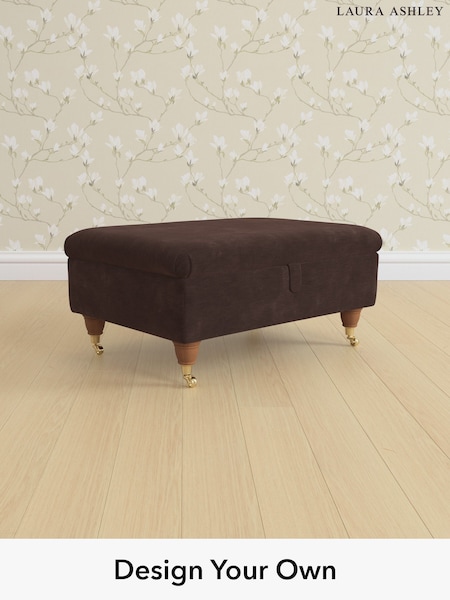 Alwyn Velvet/Chocolate Brown Beverley By Laura Ashley (H40024) | £525