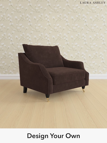 Alwyn Velvet/Chocolate Brown Beverley By Laura Ashley (H40024) | £1,000