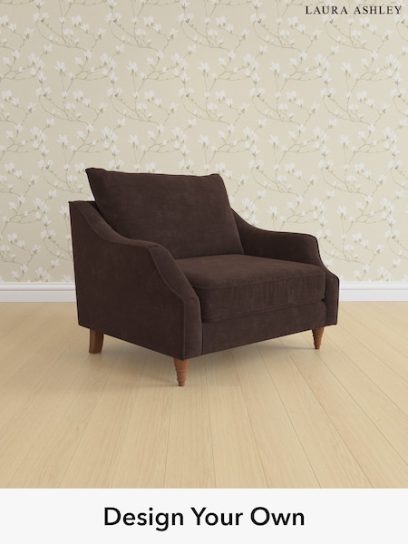 Alwyn Velvet/Chocolate Brown Beverley By Laura Ashley (H40024) | £1,000