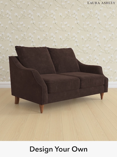 Alwyn Velvet/Chocolate Brown Beverley By Laura Ashley (H40024) | £1,225