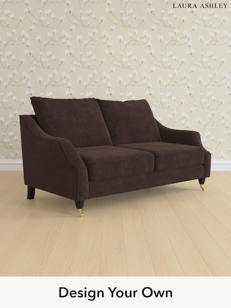 Alwyn Velvet/Chocolate Brown Beverley By Laura Ashley (H40024) | £1,325