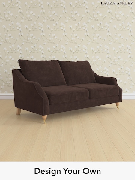 Alwyn Velvet/Chocolate Brown Beverley By Laura Ashley (H40024) | £1,425