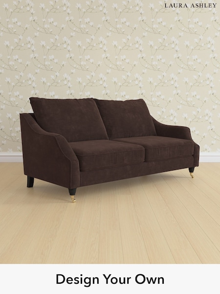 Alwyn Velvet/Chocolate Brown Beverley By Laura Ashley (H40024) | £1,425