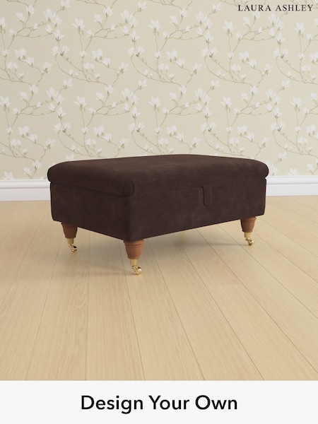Alwyn Velvet/Chocolate Brown Beaumaris By Laura Ashley (H40025) | £525