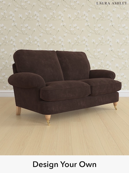 Alwyn Velvet/Chocolate Brown Beaumaris By Laura Ashley (H40025) | £1,225