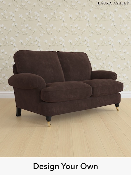 Alwyn Velvet/Chocolate Brown Beaumaris By Laura Ashley (H40025) | £1,225