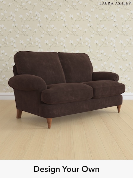 Alwyn Velvet/Chocolate Brown Beaumaris By Laura Ashley (H40025) | £1,225