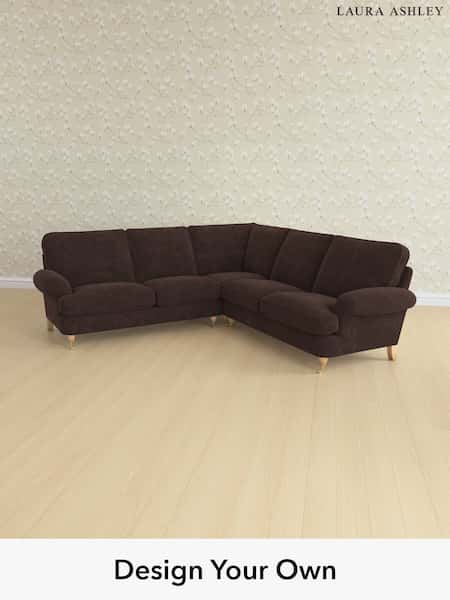Alwyn Velvet/Chocolate Brown Beaumaris By Laura Ashley (H40025) | £2,800