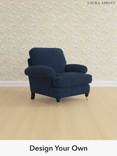Alwyn Velvet/Midnight Navy Beaumaris By Laura Ashley (H40027) | £900