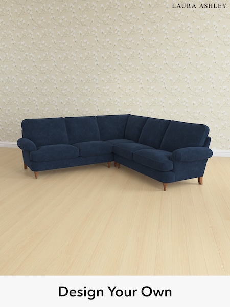 Alwyn Velvet/Midnight Navy Beaumaris By Laura Ashley (H40027) | £2,800