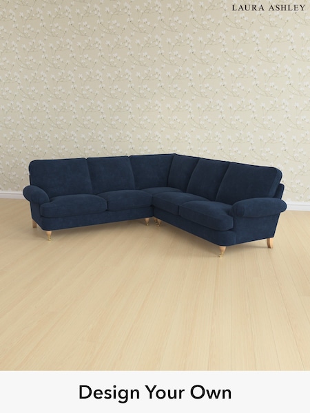 Alwyn Velvet/Midnight Navy Beaumaris By Laura Ashley (H40027) | £2,800