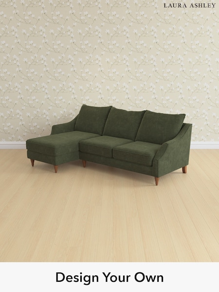 Alwyn Velvet/Ivy Green Beverley By Laura Ashley (H40029) | £2,175