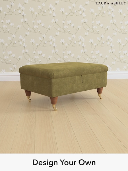Alwyn Velvet/Olive Green Beaumaris By Laura Ashley (H40030) | £525