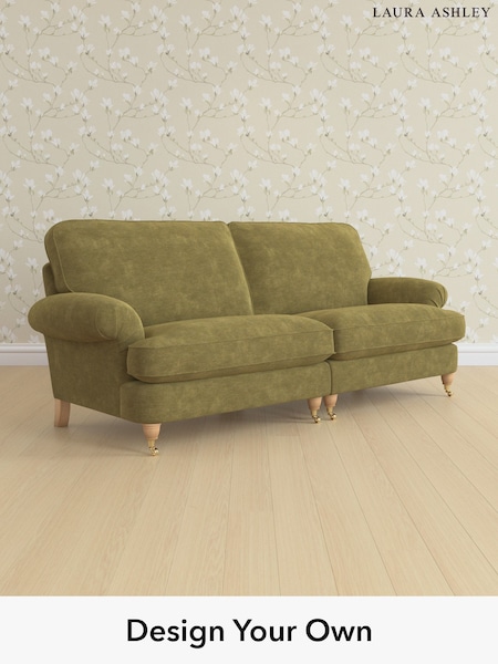 Alwyn Velvet/Olive Green Beaumaris By Laura Ashley (H40030) | £1,525